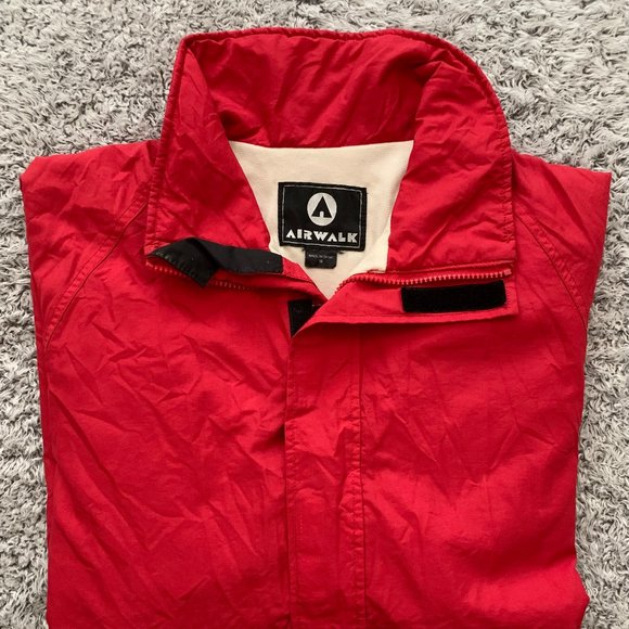 90s Vintage Airwalk Half-Zip, Lined, Pullover Shrug Jacket. Medium. - Picture 1 of 16